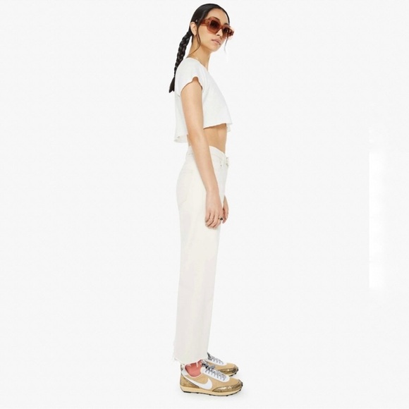 NEW MOTHER SUPERIOR The Mid Rise Maven Ankle Fray Jean in “Act Natural” Size 26 - Picture 3 of 12